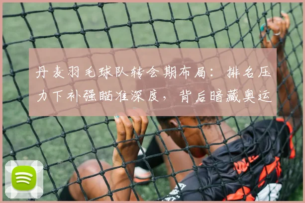丹麦羽毛球队转会期布局：排名压力下补强瞄准深度，背后暗藏奥运野心